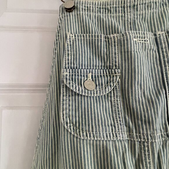 Mother denim straight leg overalls - Picture 2 of 4